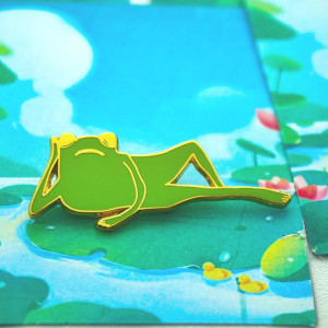 Pin's Émaillé Grenouille Insolente | Cadeau Mignon & Drôle Attitude Froggy