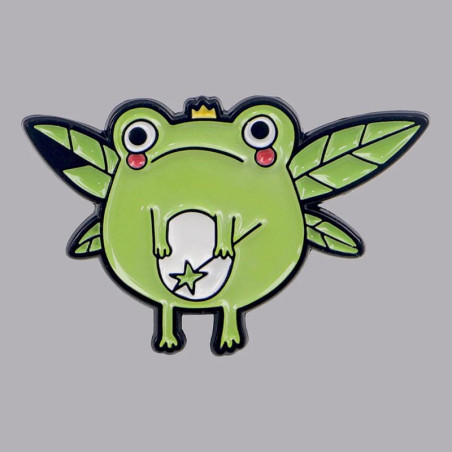 Pin's Émaillé Grenouille Fée des Marais | Idée Cadeau Mignon & Drôle