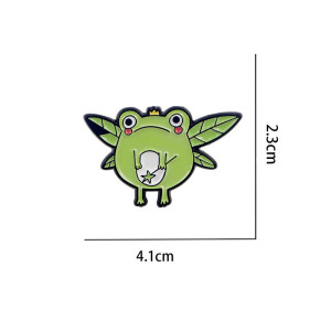 Pin's Émaillé Grenouille Fée des Marais | Idée Cadeau Mignon & Drôle