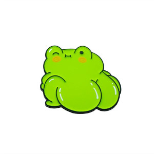 Pin's Émaillé Mignon Grenouille Rebondie