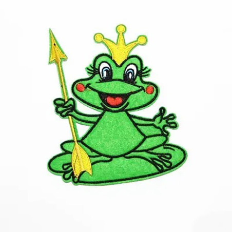 Écusson Thermocollant Reine Grenouille Zen