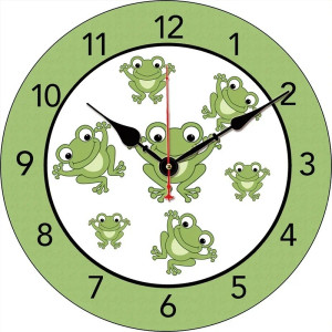 Horloge Murale Grenouille pour Chambre d'Enfant | Déco Mignonne