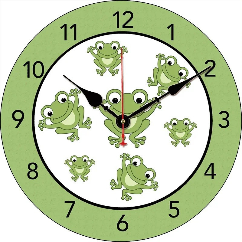 Orologio da Parete Rana | Idea Regalo Divertente per Bambini