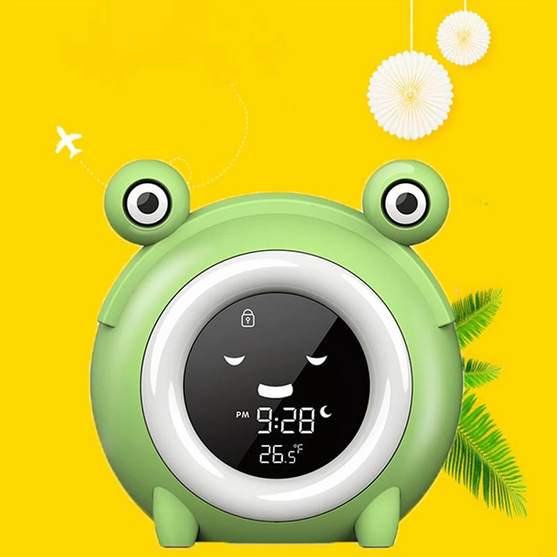 Funny Leaping Frog Alarm Clock | Cute Digital Clock for Kids