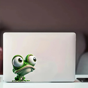 Turbo Frog Sticker | Funny & Unique Decal 14x12.5 cm