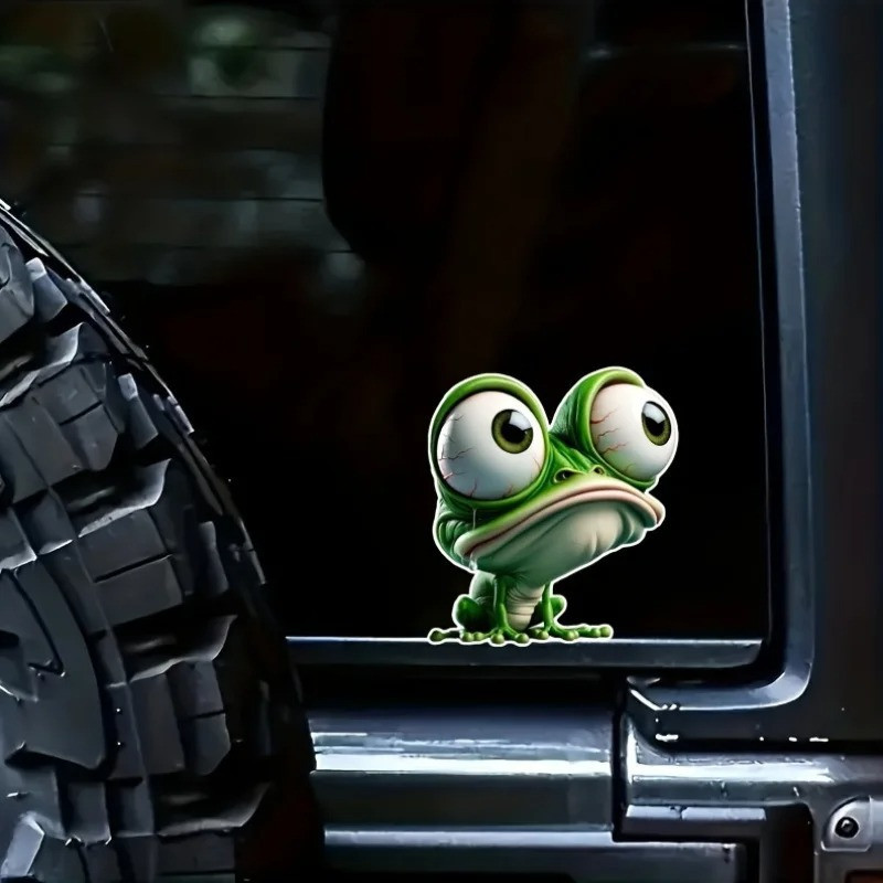 Autocollant Grenouille Turbo - 14 cm x 12.5 cm