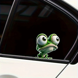 Sticker Grenouille Turbo | Autocollant Drôle & Unique 14x12.5 cm