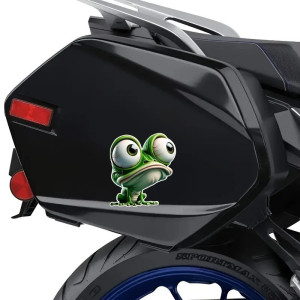 Sticker Grenouille Turbo | Autocollant Drôle & Unique 14x12.5 cm