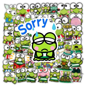 Stickers Grenouille Pop & Fun - Lot de 10, 30 ou 50