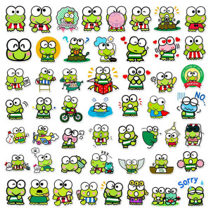 Stickers Grenouille Pop & Fun - Lot de 10, 30 ou 50