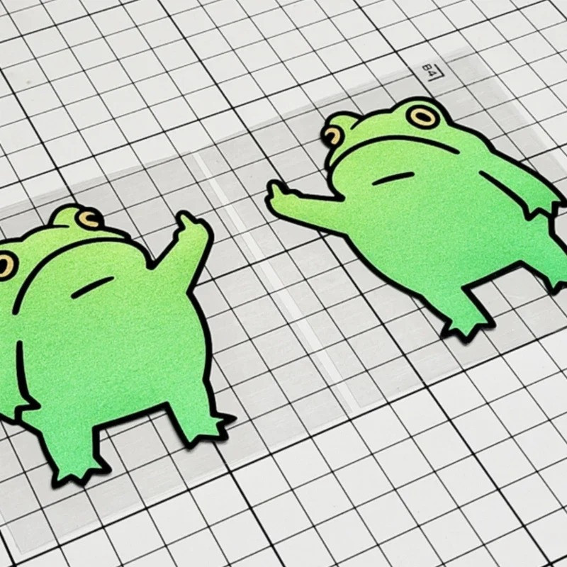 Sticker Grenouille Drôle Doigt d'Honneur | Vinyle Sarcastique