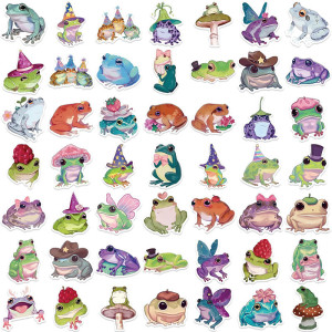 Lot de 50 Stickers Grenouille Magique & Mignonne | 1001 Abeilles