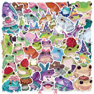 Cute Magic Frog Stickers ✨ Set of 50 Enchanted Decals 🐸