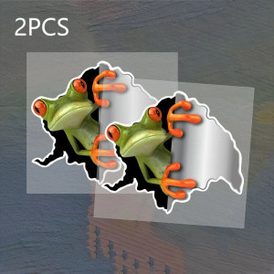Stickers Grenouille 3D (Lot de 2) | Autocollant Auto & Mur