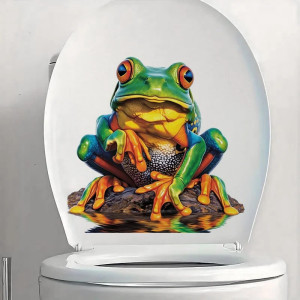 Sticker Grenouille Arc-en-ciel | Autocollant Vinyle - 5 Tailles !