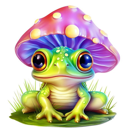 Autocollant Grenouille Mignonne | 5 Tailles | Sticker Kawaii