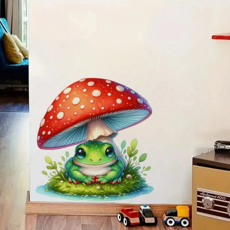 Sticker Grenouille Rêve de Forêt | 5 Tailles | Déco Magique