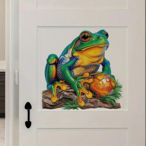 Sticker Grenouille Trésor de la Forêt - 5 Tailles Disponibles