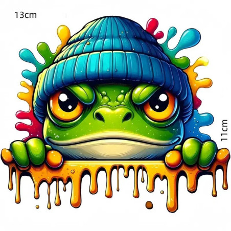 Sticker Grenouille Street Art | Autocollant Graffiti Unique