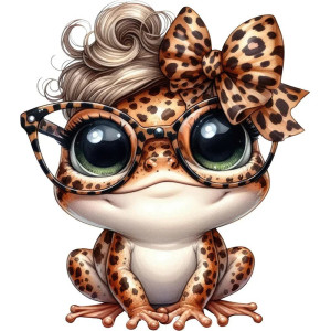 Sticker Grenouille Sauvage & Chic - 5 Tailles Disponibles