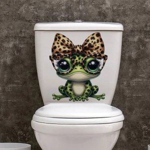 Sticker Grenouille Léopard Mignonne | Idée Cadeau | 5 Tailles