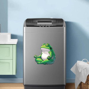 Cute Meditating Frog Sticker | Funny Zen Decor Gift Idea