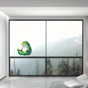 Cute Meditating Frog Sticker | Funny Zen Decor Gift Idea