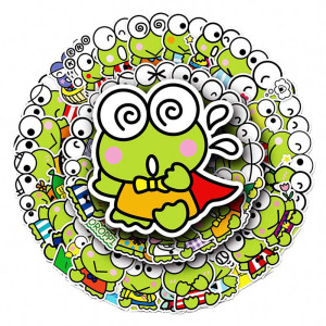 Stickers Grenouille Mignons Kawaii Pop | Lot de 10, 30 ou 50