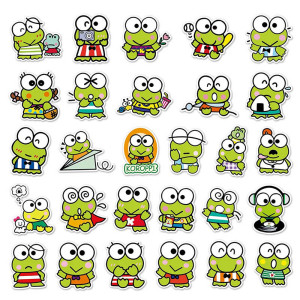 Stickers Grenouille Mignons Kawaii Pop | Lot de 10, 30 ou 50