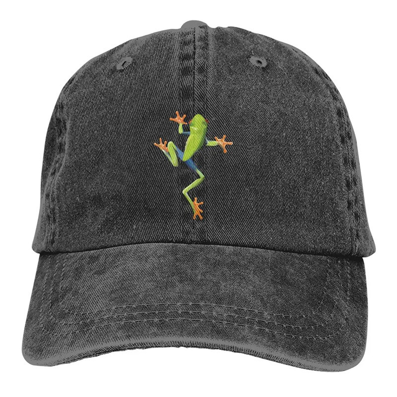 Cute Frog Hat | Embroidered Tree Frog Vintage Dad Hat 🐸