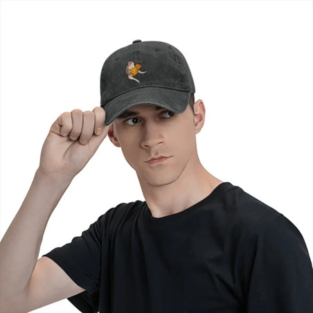 Casquette Drôle Grenouille & Fromage - Look Vintage Coton
