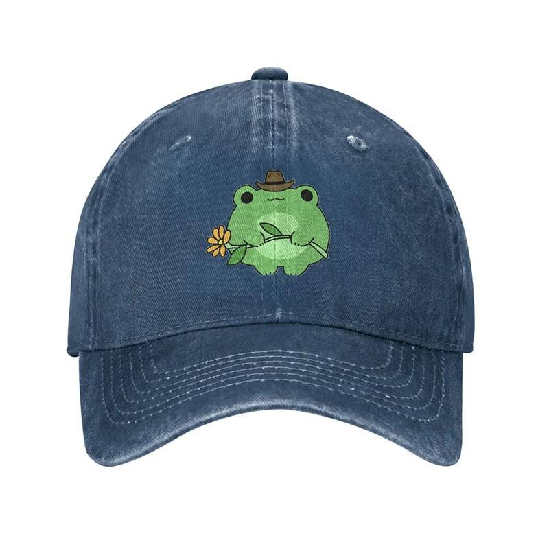 Casquette Grenouille Cowboy Mignonne | Style Vintage & Cottagecore