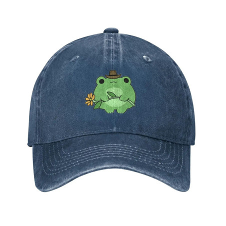 Casquette Grenouille Cowboy Mignonne | Style Vintage & Cottagecore