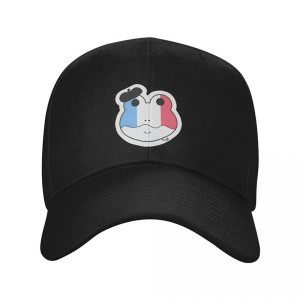 Casquette Grenouille Française Brodée - Chapeau Tricolore Mignon