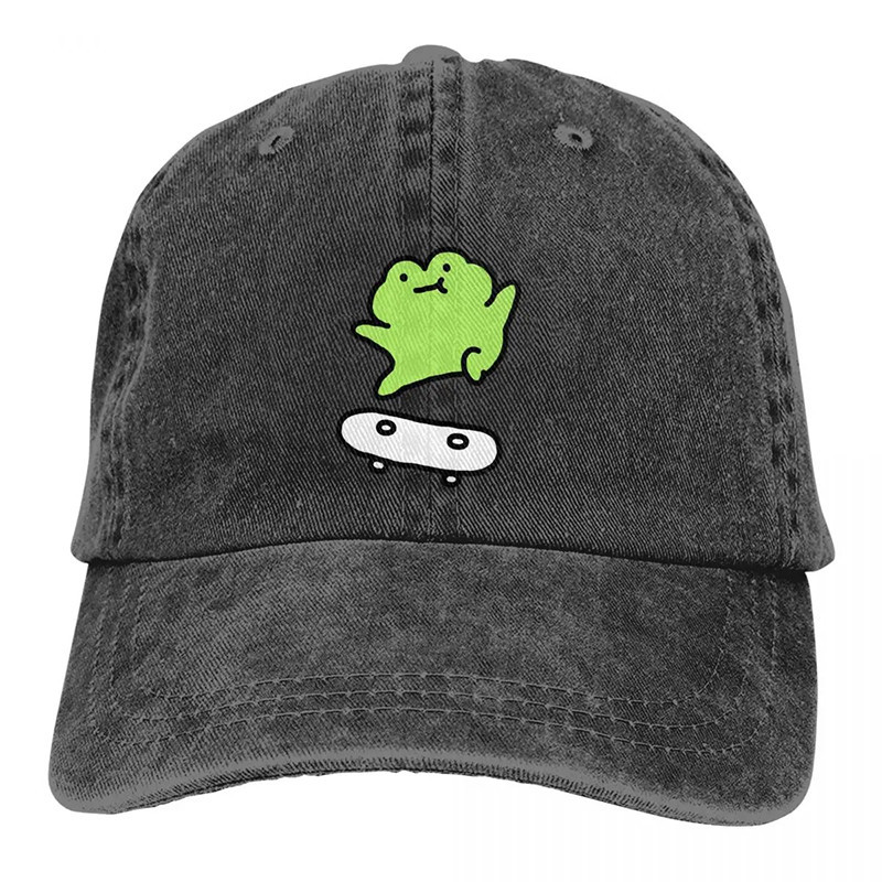 Casquette Grenouille Skateuse | Coton Délavé Vintage Streetwear