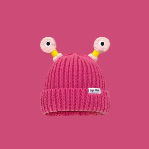 Bonnet Grenouille Rigolo avec Yeux - Tricot Mignon 13 Couleurs
