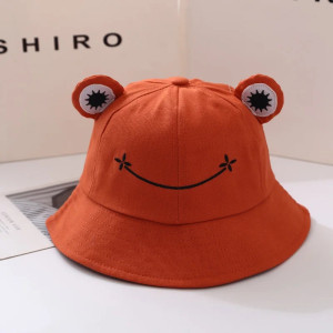 Bob Grenouille Sourire Fleur | Chapeau Mignon en Coton 6 Couleurs