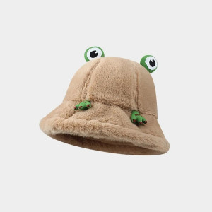 Bob Grenouille CozyEyes | Chapeau Peluche Mignon pour Femme