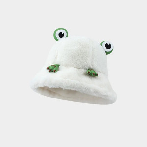 Bob Grenouille CozyEyes | Chapeau Peluche Mignon pour Femme