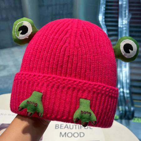 Bonnet Grenouille Mignon avec Pattes | Chapeau d'Hiver | 1001abeilles