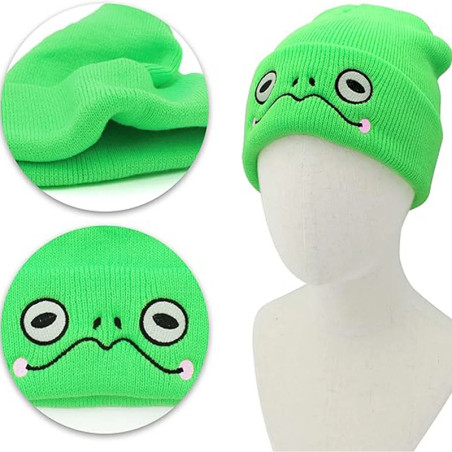 Bonnet Grenouille Mignon - Chapeau d'Hiver Drôle | 1001abeilles