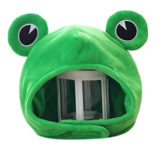 Bonnet Grenouille Mignon | Cadeau Hiver Amusant en Polaire Douce