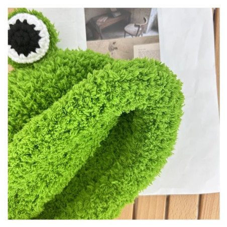 Funny Pop-Eye Frog Hat | Cute Plush Beanie Gift Idea