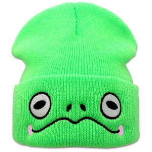 Bonnet Grenouille Mignon - Chapeau d'Hiver Drôle | 1001abeilles