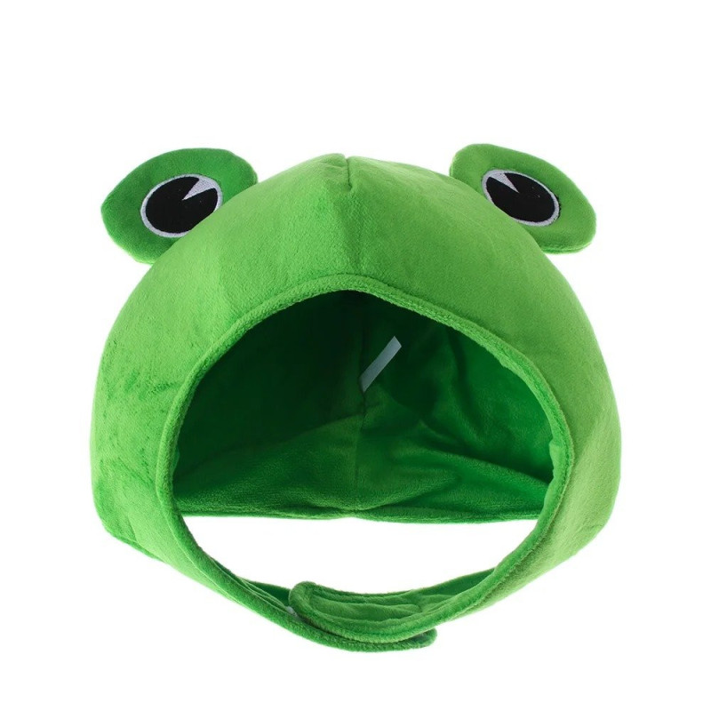 Cute Ribbit Frog Beanie | Funny Soft Fleece Winter Hat Gift