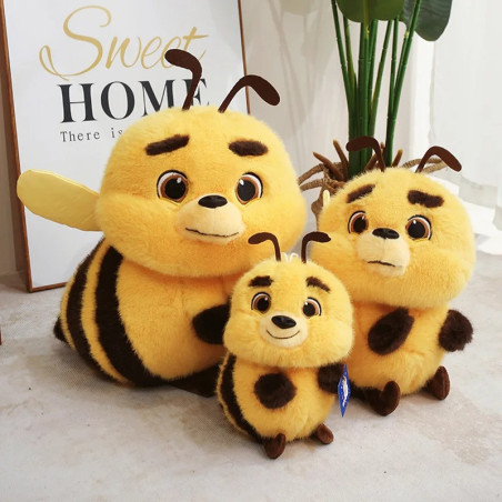Sweet Cuddles Bee Plush Toy – Cute Stuffed Animal Gift