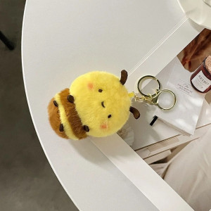 Cute Honey Bee Plush Keychain | Unique Gift for Bee Lovers