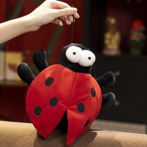 Funny Ladybug Plush Toy – Cute 10-Inch Stuffed Animal Gift