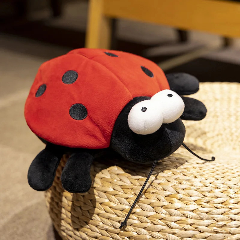 Peluche Coccinelle Rigolote – Doudou Mignon 25 cm Cadeau