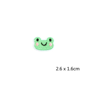 Cute Frog Iron-On Patch Set (10-Pack) | Kids' Applique